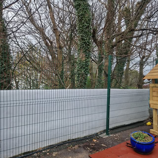 Installed property fencing
